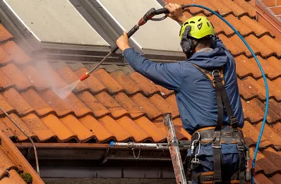 Démoussage et hydrofuge de toiture à Sournia